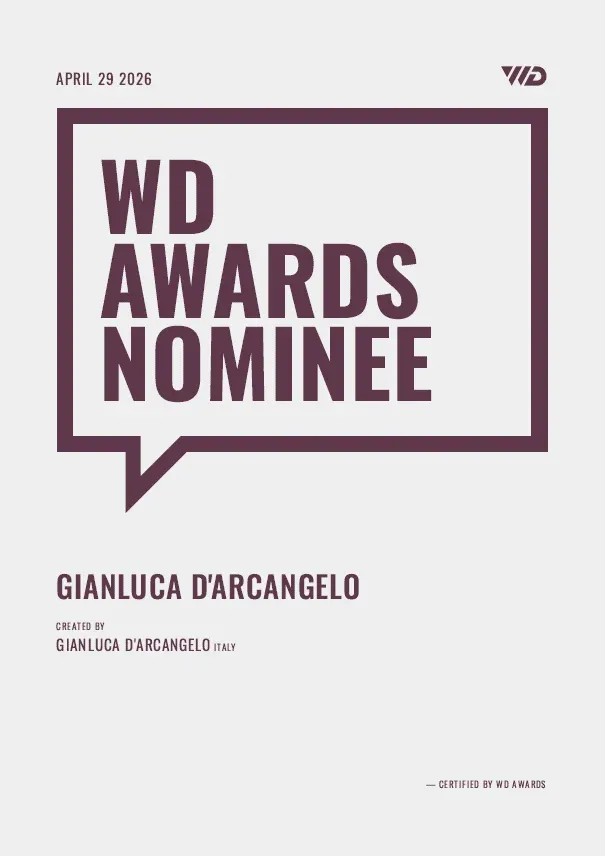 Certificato Awards Nominee — WD Awards